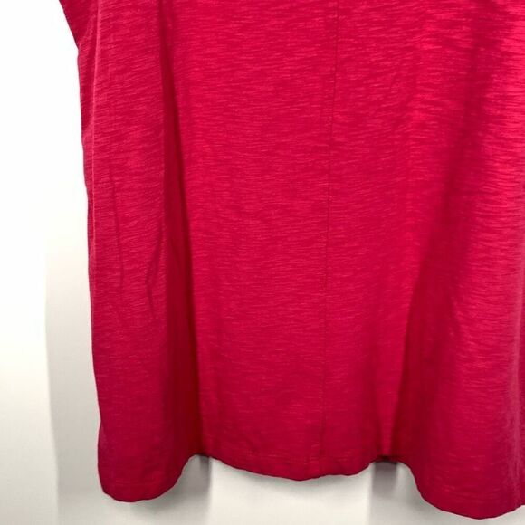 Sigrid Olsen Women's Side Vent Pullover Tank Top Red pink  Size Medium - Picture 2 of 9